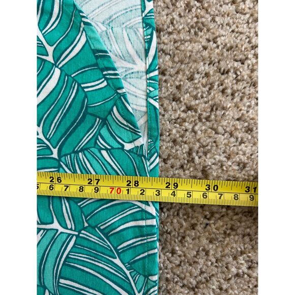 Coolibar Shirt‎ Womens XS Floral Green Kera V-Neck Tunic Tan UPF 50+ Long Sleeve - Picture 7 of 7